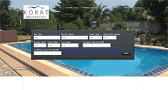 Desktop Screenshot of korat-properties.com