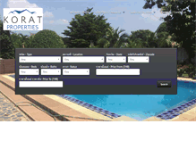Tablet Screenshot of korat-properties.com